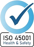 Iso 45001 health and safety logo